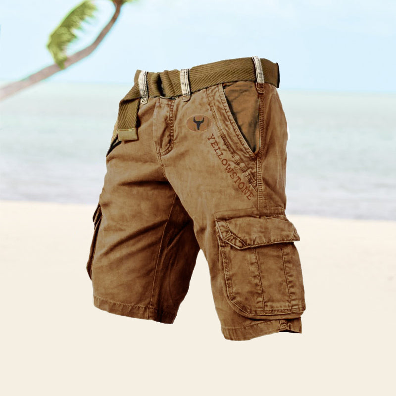 Liam - Men's cargo shorts with several pockets