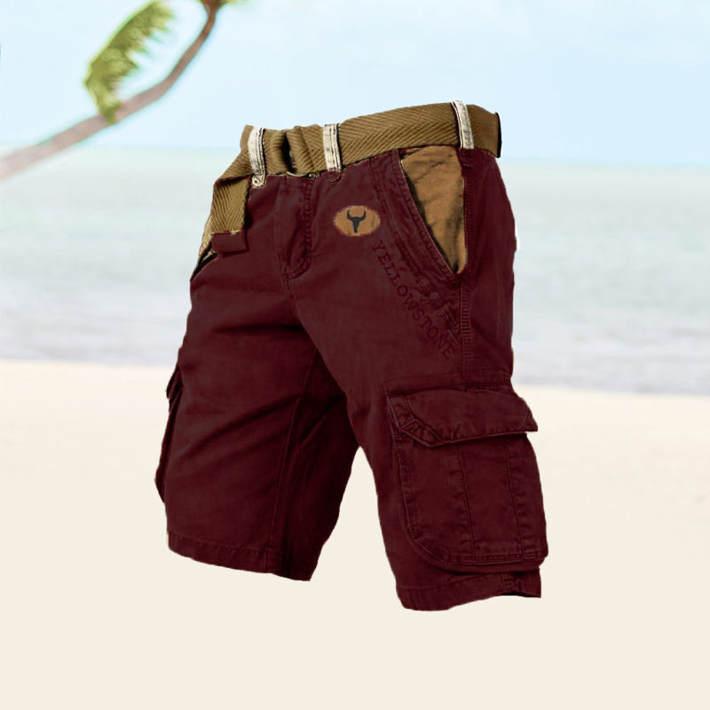 Liam - Men's cargo shorts with several pockets