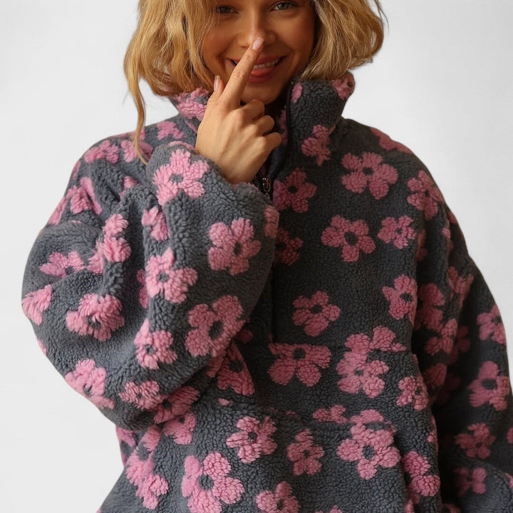 Moira - Polar fleece half zip jacket
