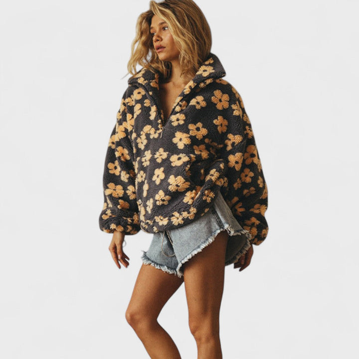 Moira - Polar fleece half zip jacket