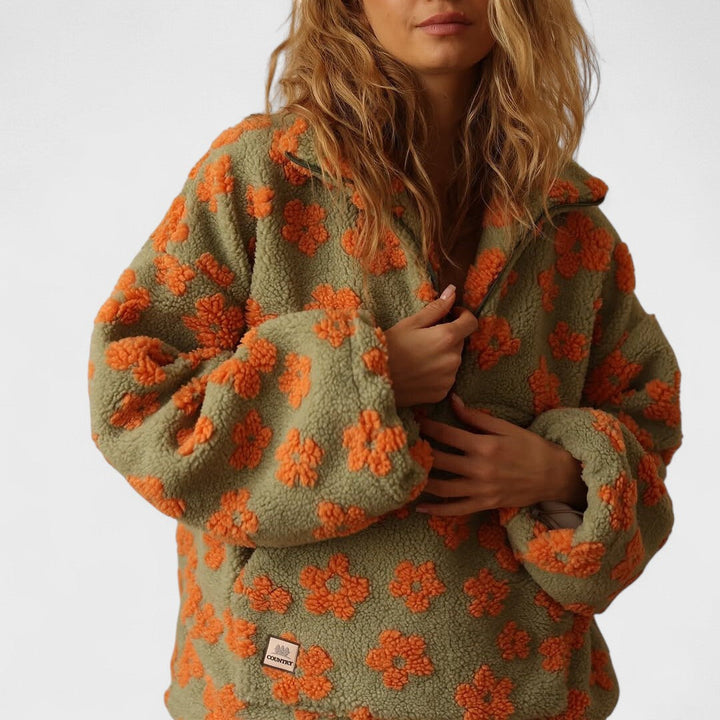 Moira - Polar fleece half zip jacket