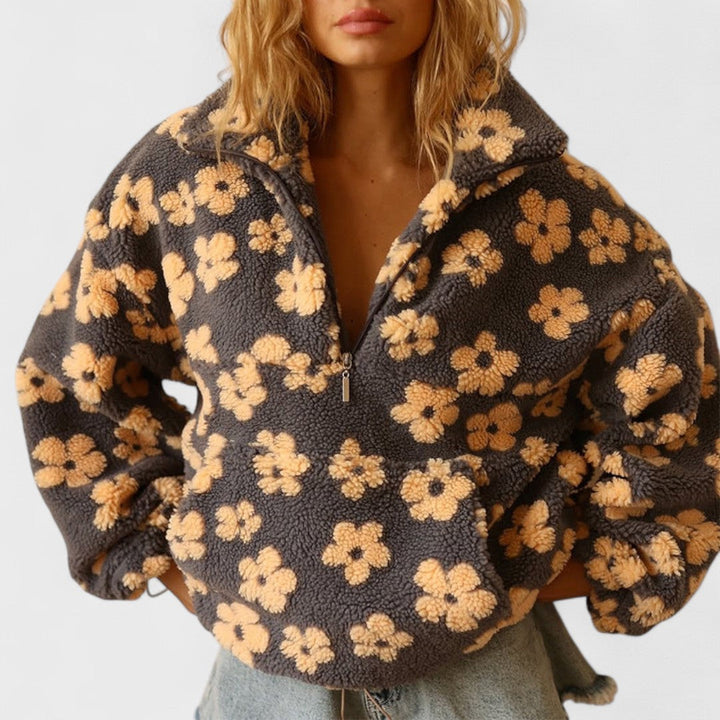 Moira - Polar fleece half zip jacket