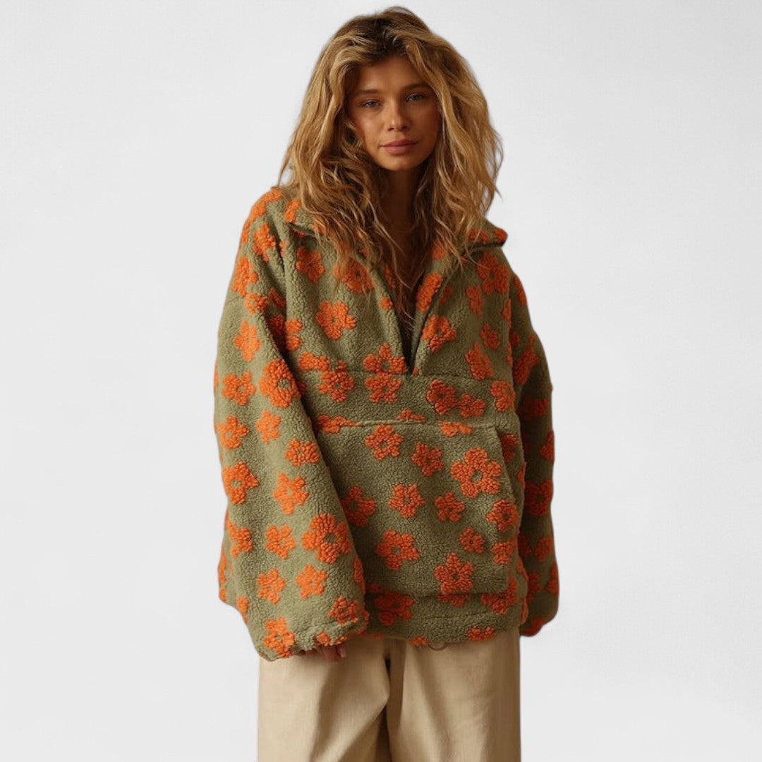 Moira - Polar fleece half zip jacket