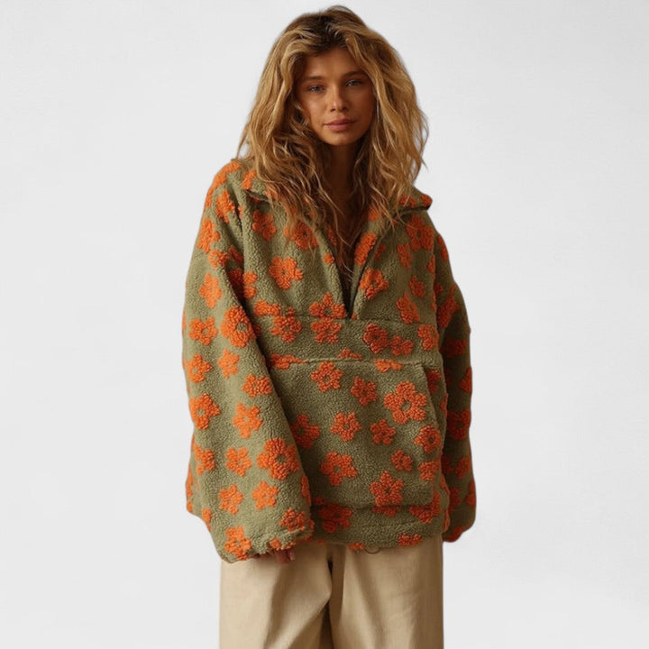 Moira - Polar fleece half zip jacket