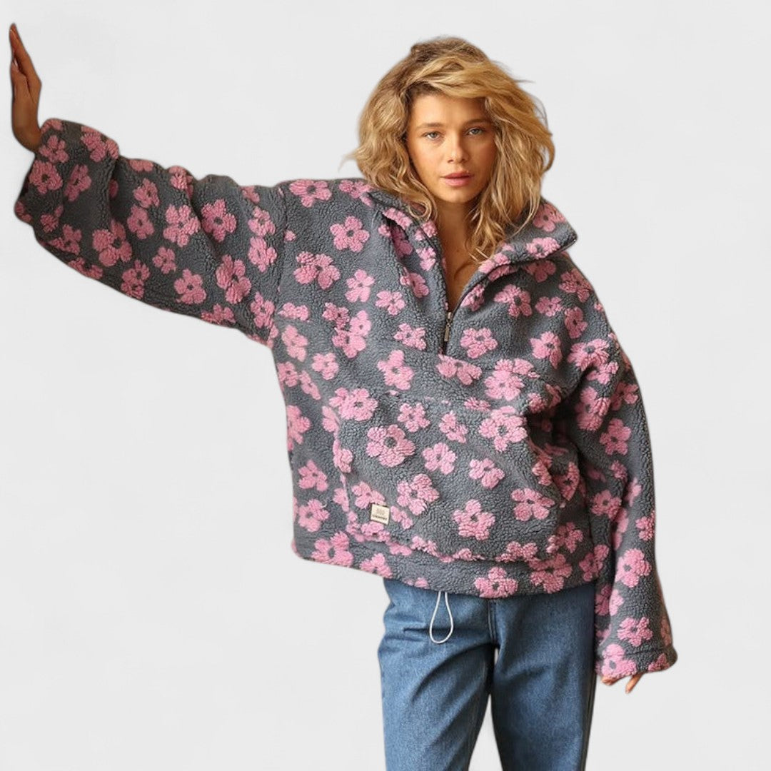 Moira - Polar fleece half zip jacket