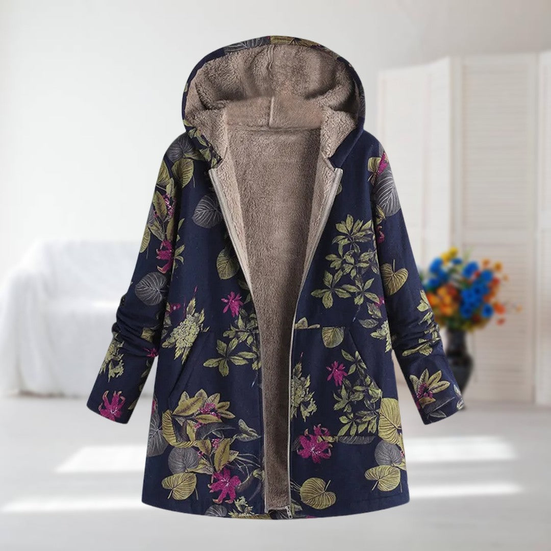 Maeve™ | Camellia warm coat with fleece lining