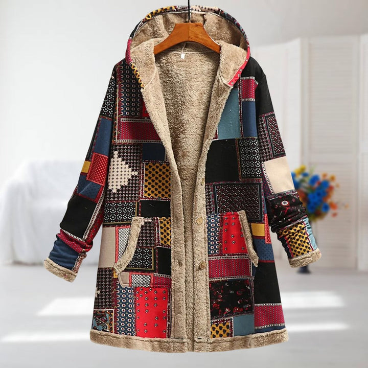 Maeve™ | Camellia warm coat with fleece lining