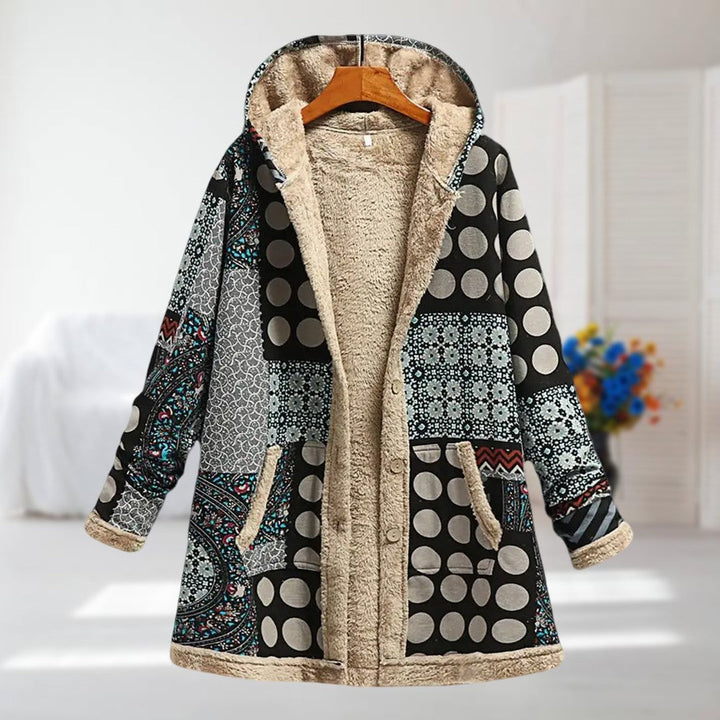 Maeve™ | Camellia warm coat with fleece lining