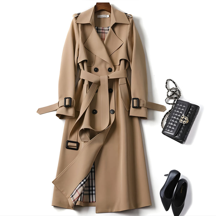 Salonia™ | Vespara – Elegantti Trenchcoat Ajattomalla Tyylillä