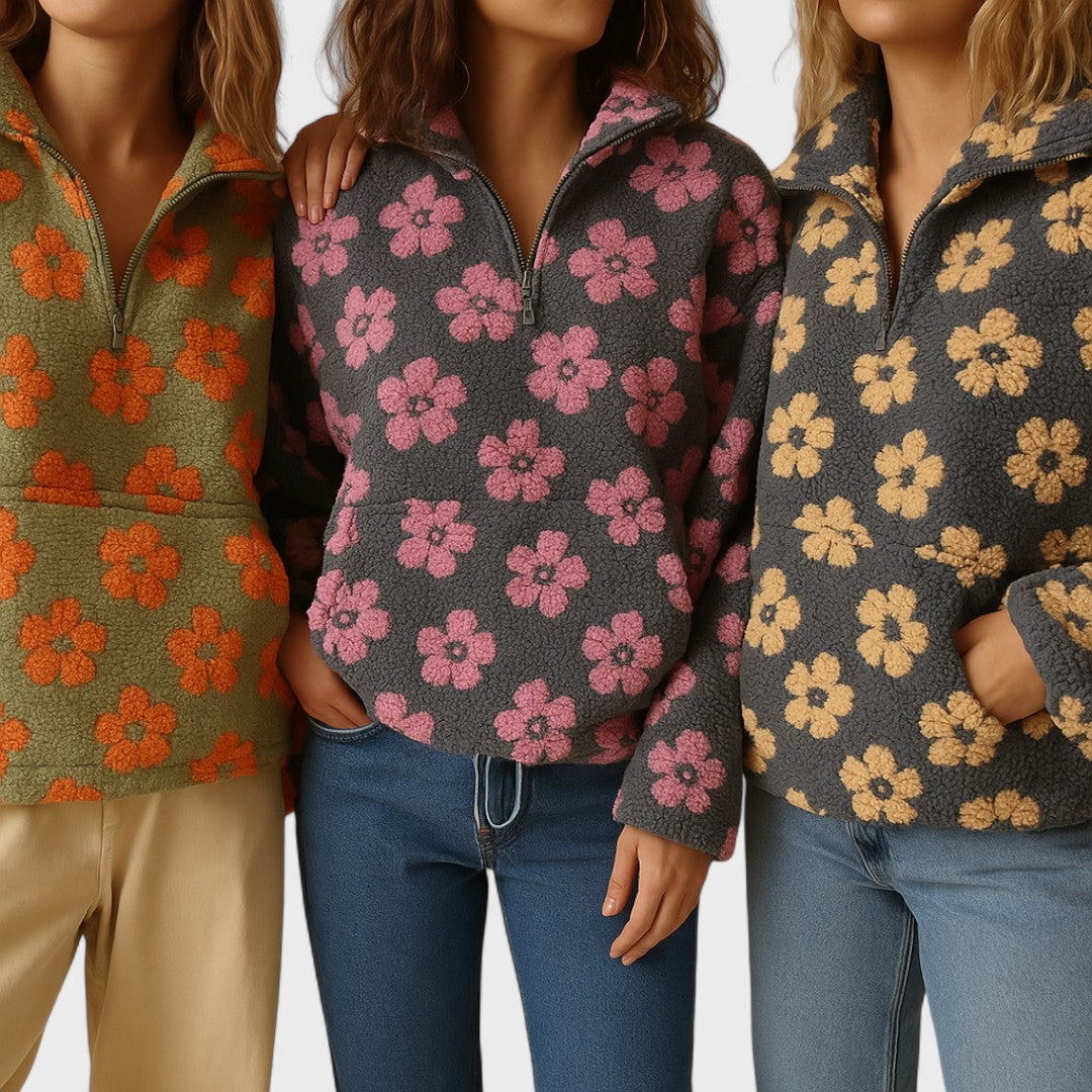 Moira - Polar fleece half zip jacket