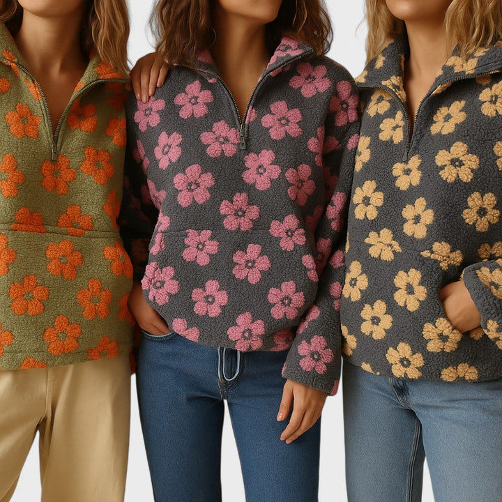 Moira - Polar fleece half zip jacket