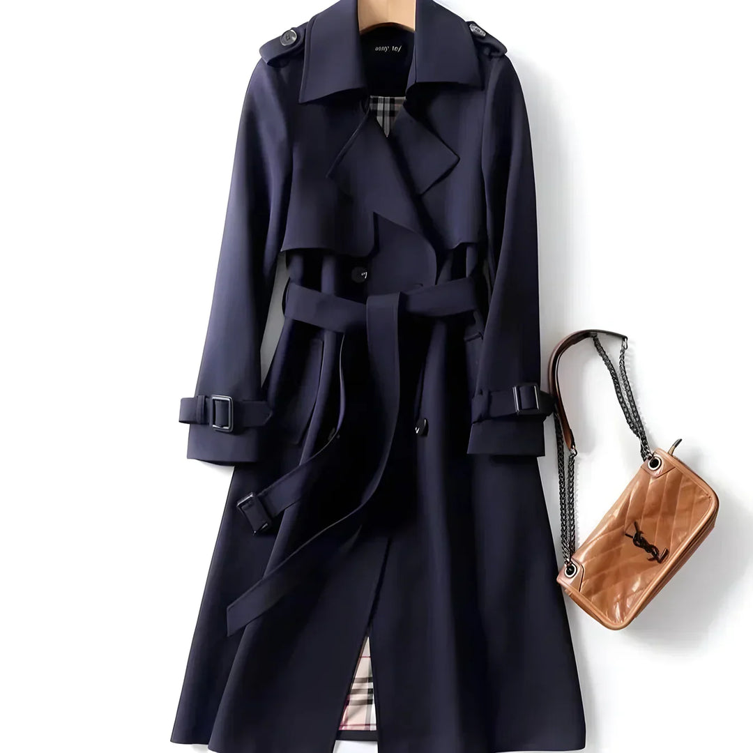 Salonia™ | Vespara – Elegantti Trenchcoat Ajattomalla Tyylillä