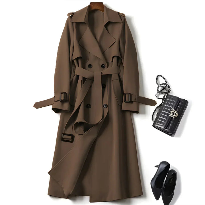 Salonia™ | Vespara – Elegantti Trenchcoat Ajattomalla Tyylillä