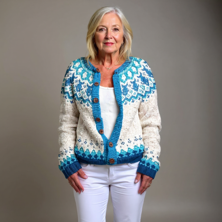 Eva | Vintage Icelandic Handcrafted Cardigan