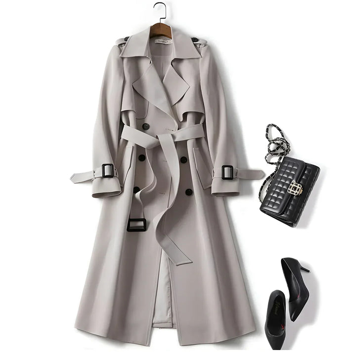 Salonia™ | Vespara – Elegantti Trenchcoat Ajattomalla Tyylillä