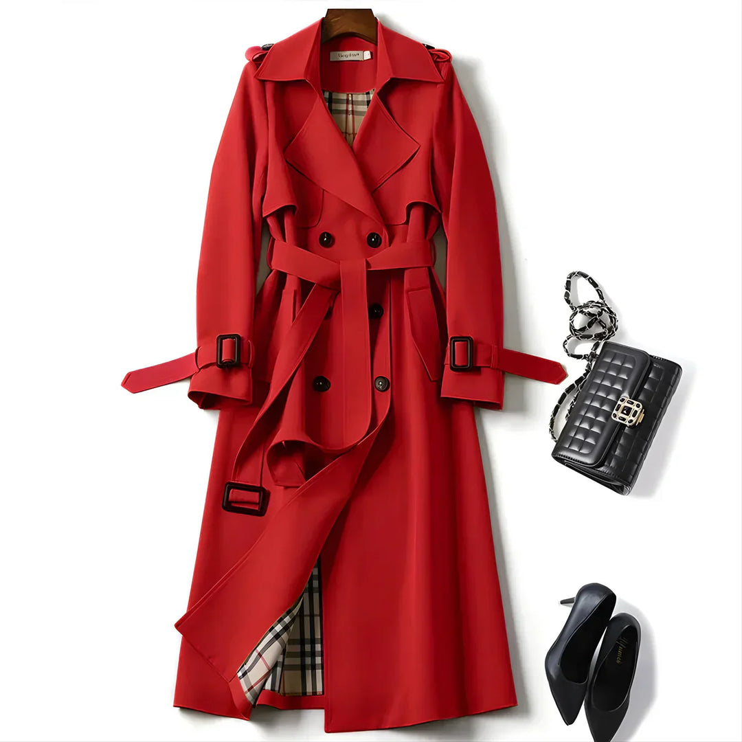Salonia™ | Vespara – Elegantti Trenchcoat Ajattomalla Tyylillä