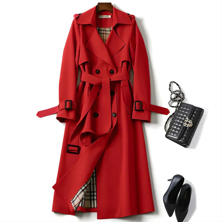 Salonia™ | Vespara – Elegantti Trenchcoat Ajattomalla Tyylillä