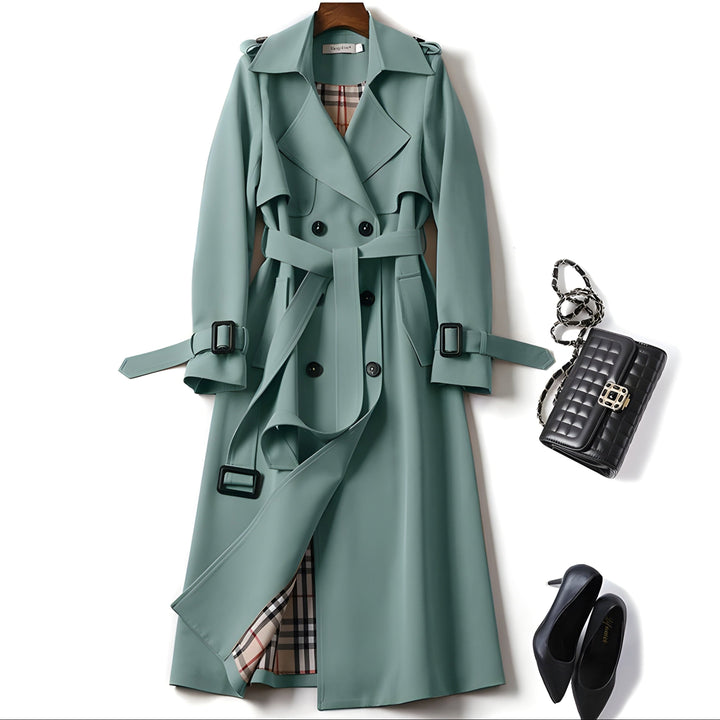 Salonia™ | Vespara – Elegantti Trenchcoat Ajattomalla Tyylillä