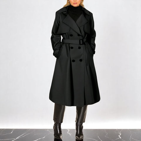 Salonia™ | Vespara – Elegantti Trenchcoat Ajattomalla Tyylillä